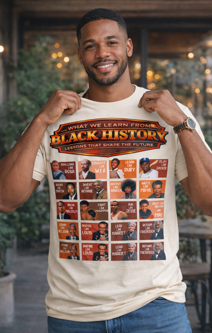 Black History What We Learn T-Shirt