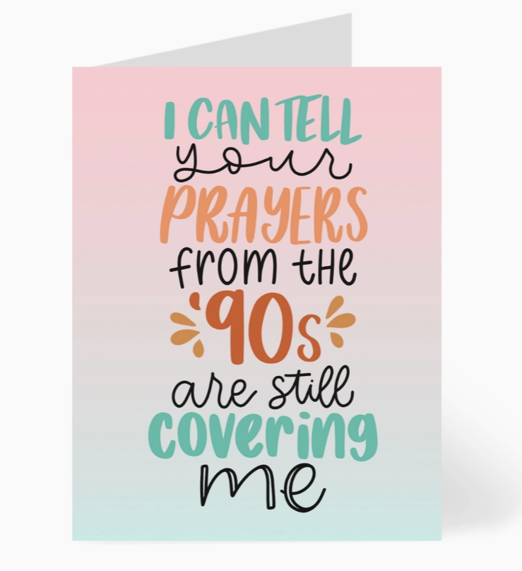 Card - Prayers From The 90S