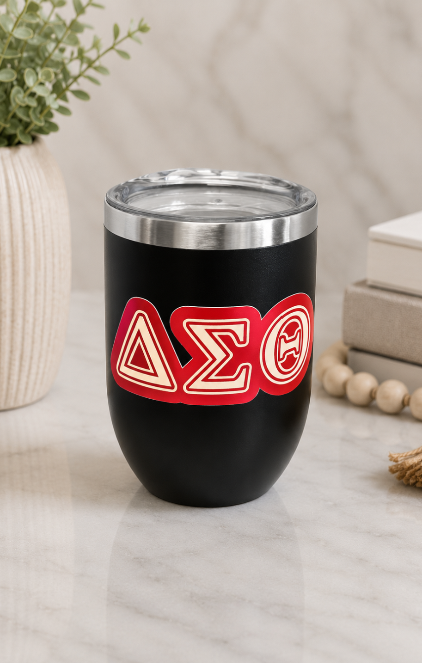 Sorority Wine/Drink Tumbler
