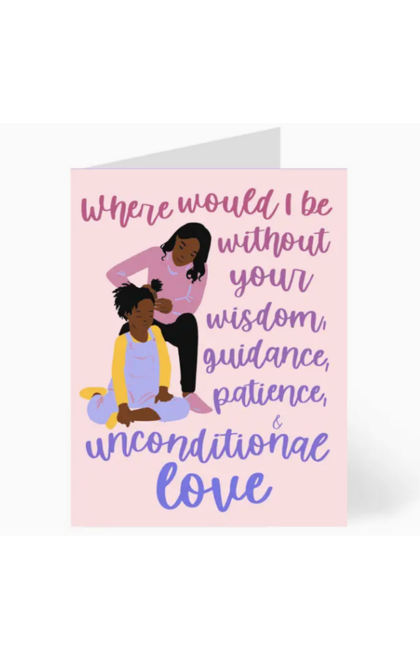 Mom's Wisdom Greeting Card