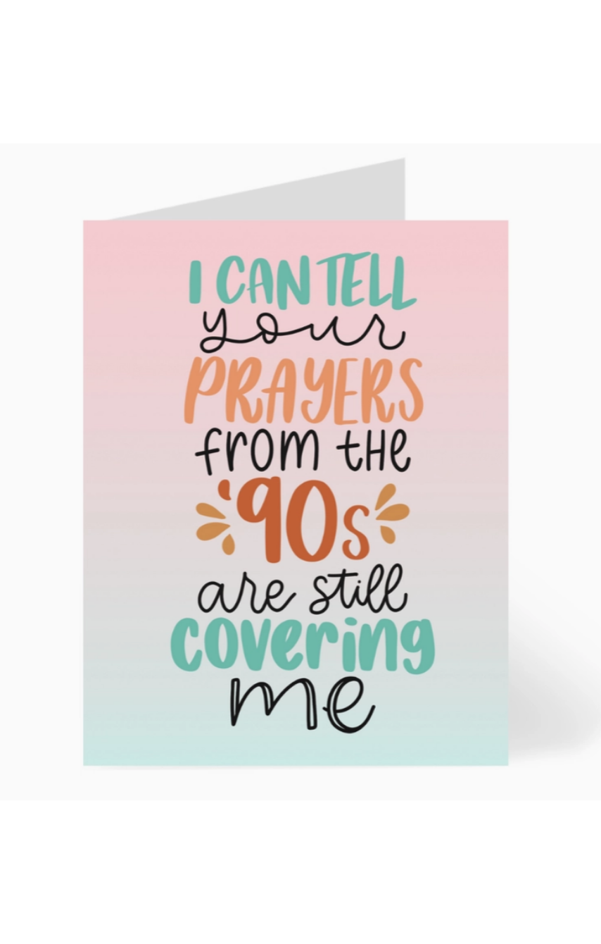 Greeting Card - Prayers From The 90S