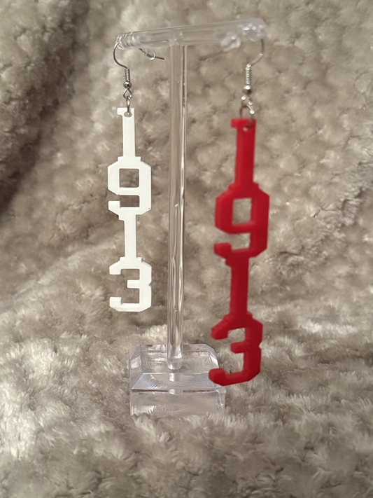 Handmade Acrylic - Delta Earrings