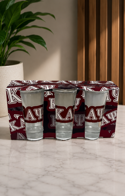 Fraternities Shot Glasses - Set of 3