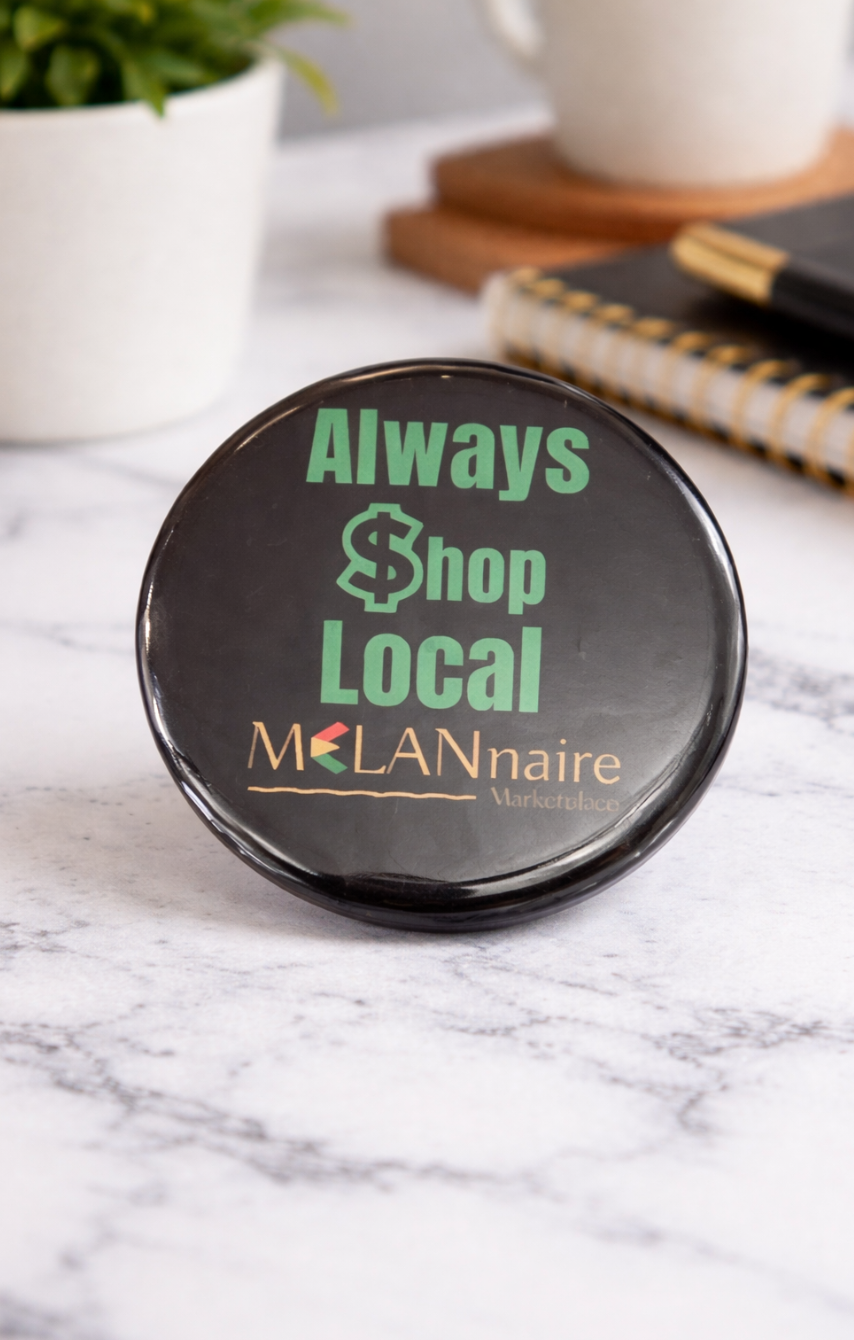 MELANnaire Button Pins