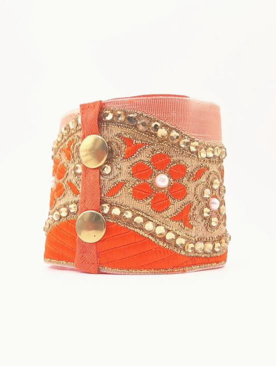 (OLD)Bracelet - Riyes Embroidered Cuff