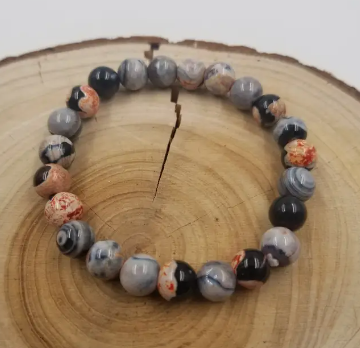 (OLD)Bracelet - Rhodonite Stone