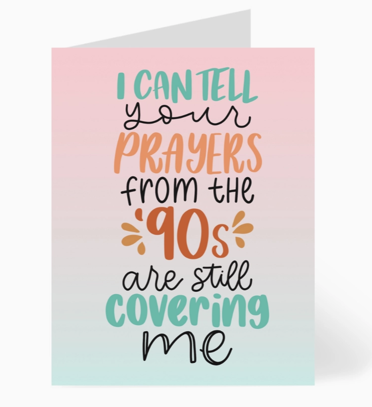 (OLD)Card - Prayers from the 90s