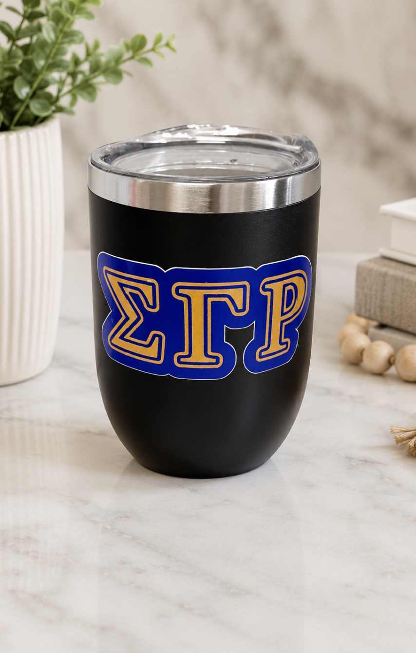 Sorority Wine/Drink Tumbler