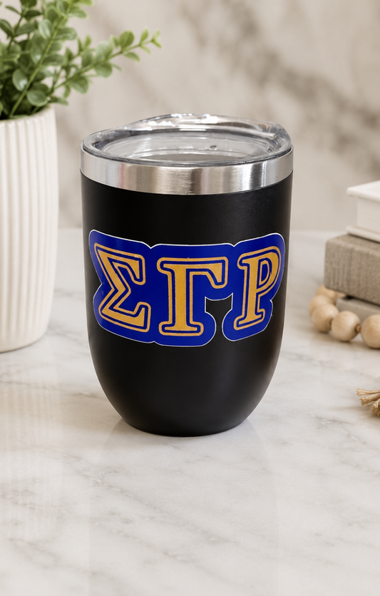 Sorority Wine/Drink Tumbler