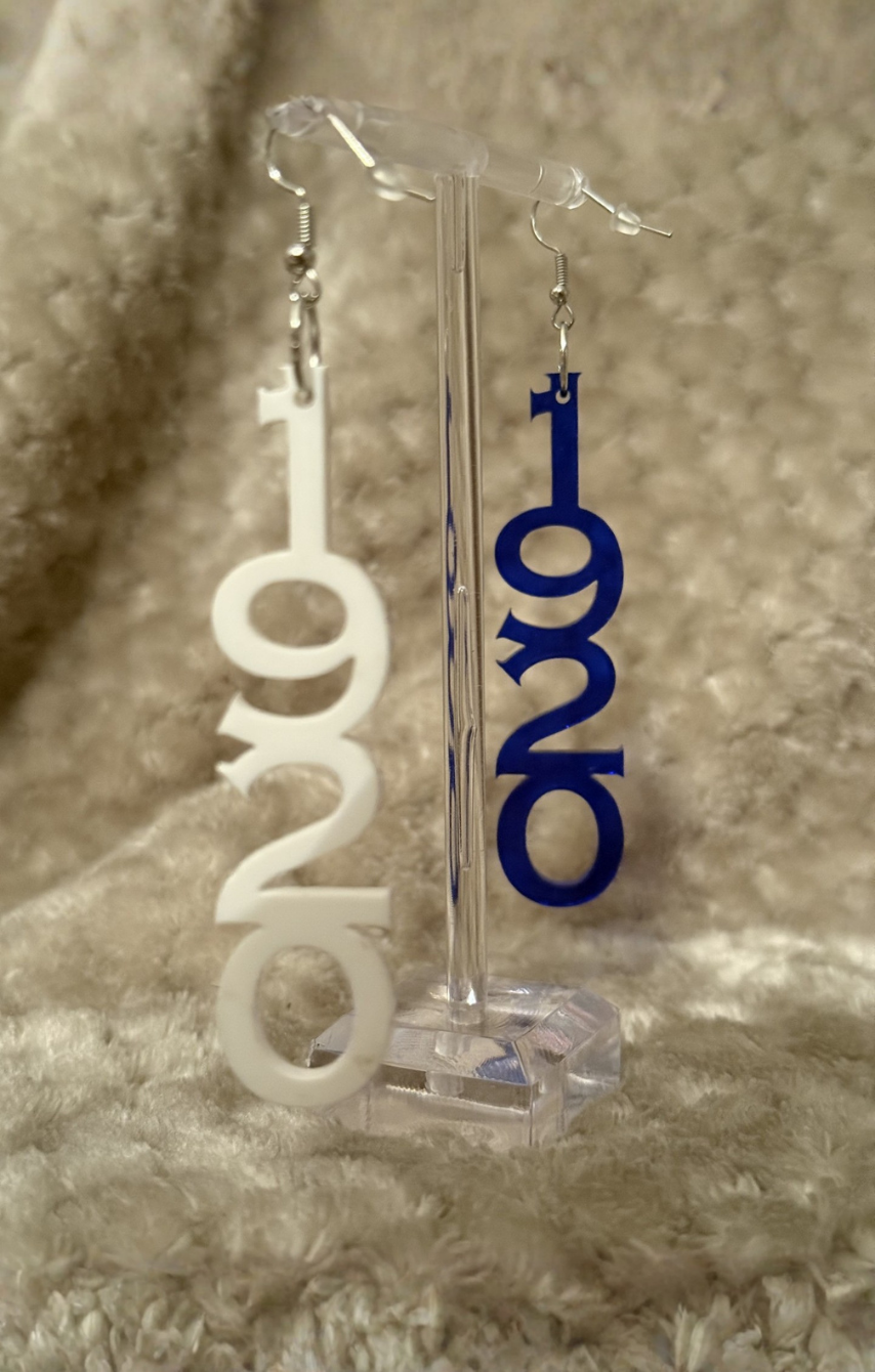 Handmade Acrylic - Sigma Gamma Rho Earrings