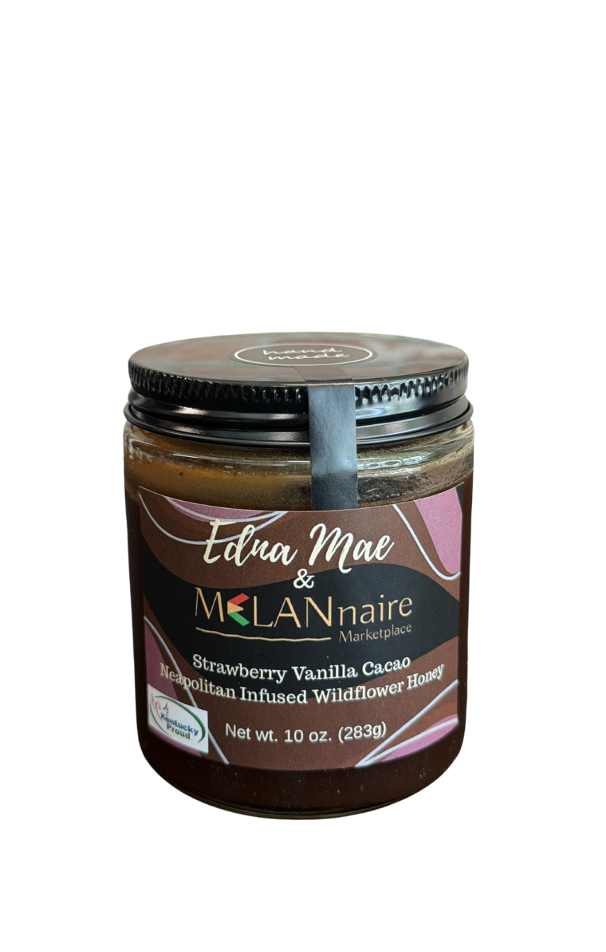 Strawberry Vanilla Cacao Neapolitan Infused Wildflower Honey