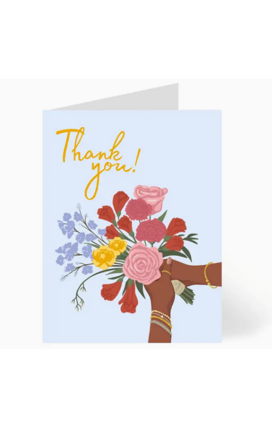 Thank You Bouquet Greeting Card