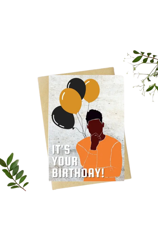 Birthday Card - African American Man