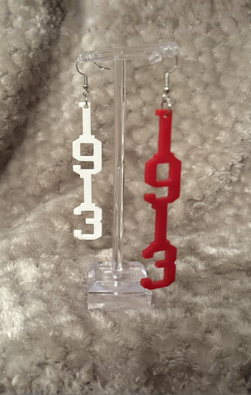 Handmade Acrylic - Delta Earrings