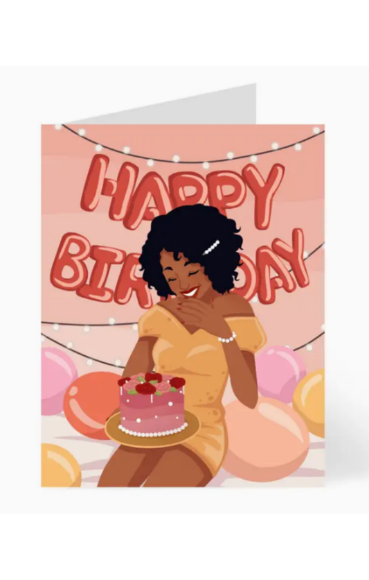 Women/Girl Happy Birthday Card