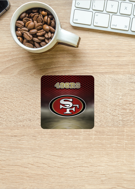 Table Coasters 49ers - Set of 4