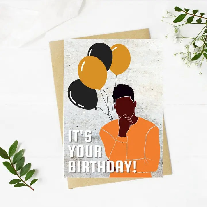 (OLD)African American Man Birthday Card