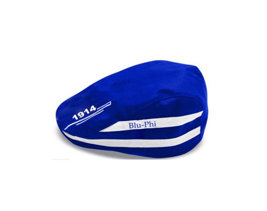 Royal Blue and White 1914 Blu Phi Hat