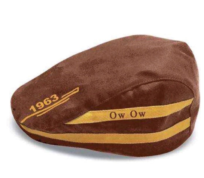 Brown and Gold 1963 Ow Ow Hat